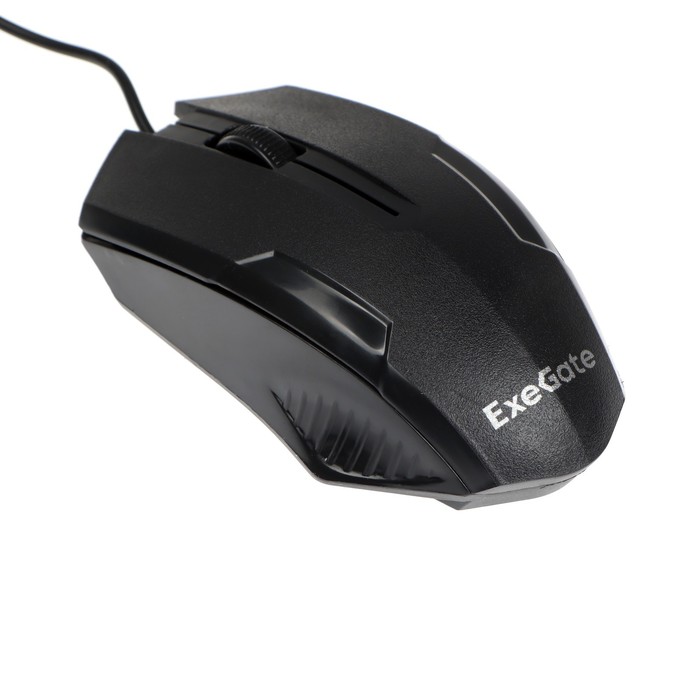 Мышь ExeGate Professional Standard SH-9025L, проводная, оптическая, 1000 dpi, USB, чёрная