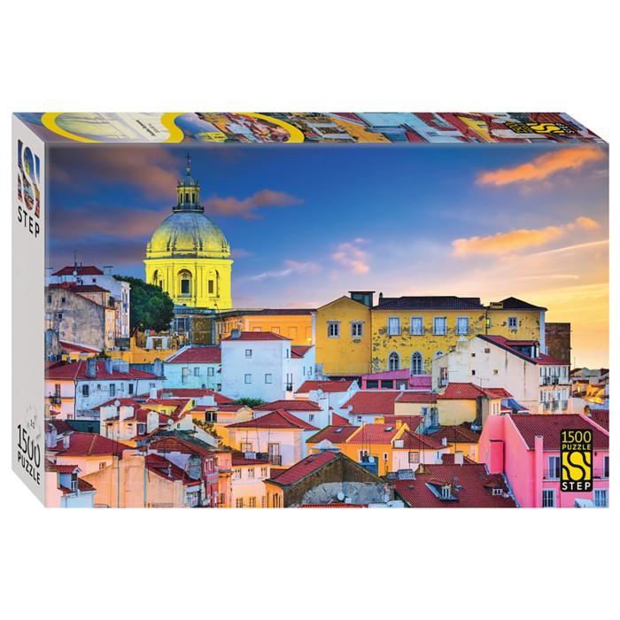 пазл step puzzle лиссабон португалия 1500 элементов Пазл «Лиссабон. Португалия», 1500 элементов