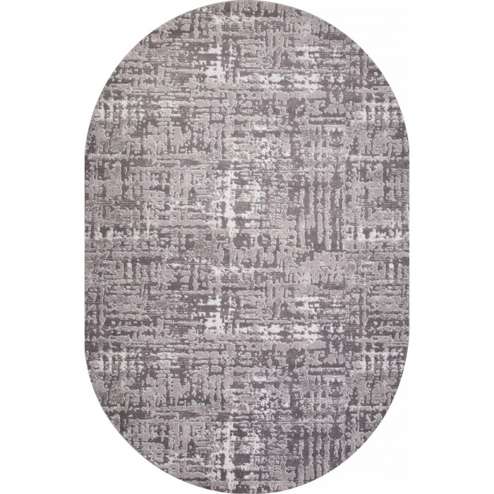 

Ковёр овальный Richi 8667, размер 100x200 см, цвет gray