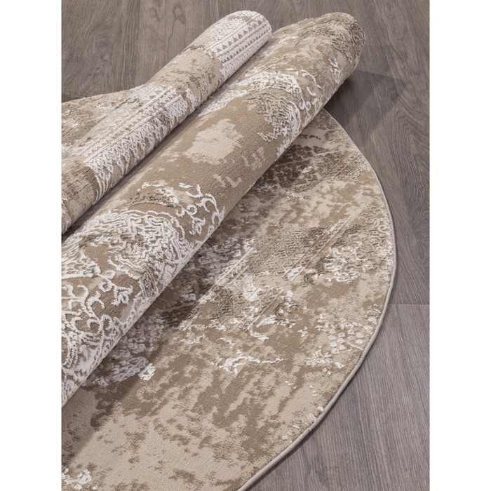 

Ковёр круглый Armina 03851B, размер 200x200 см, цвет brown / brown
