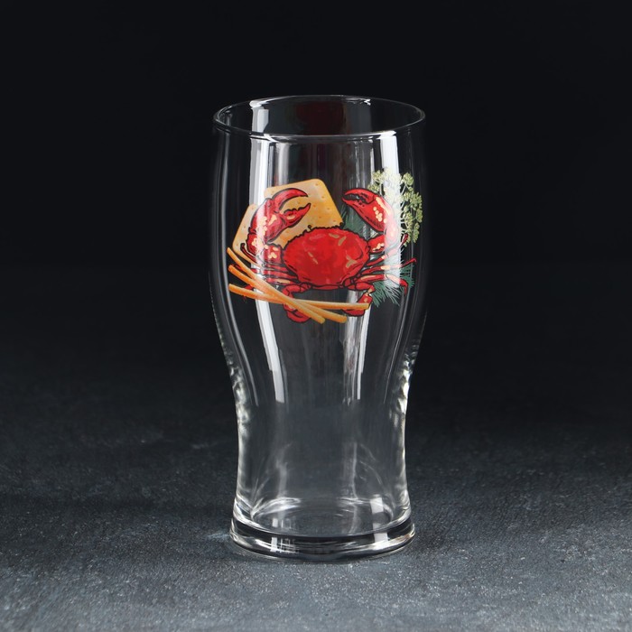 Стакан стеклянный для пива «Тюлип», 570 мл, рисунок микс стакан для пива тюлип 570 мл стекло