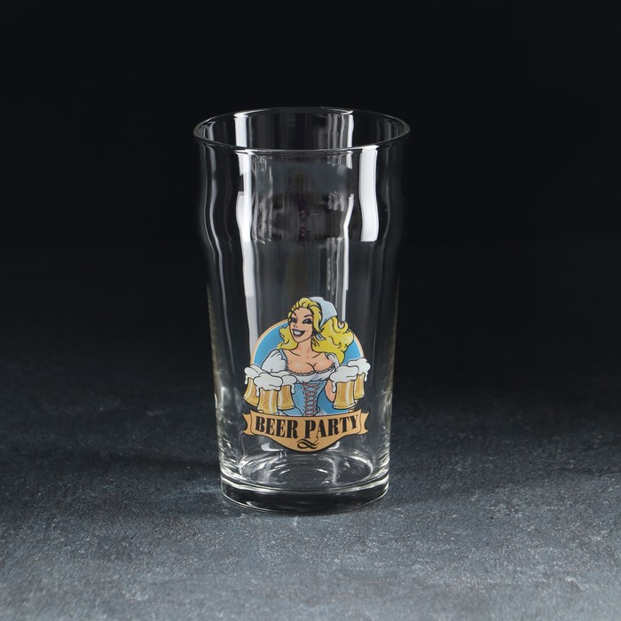 Стакан стеклянный для пива «Пейл-Эль», 570 мл, рисунок микс стакан стеклянный для пива тюлип чирз 570 мл