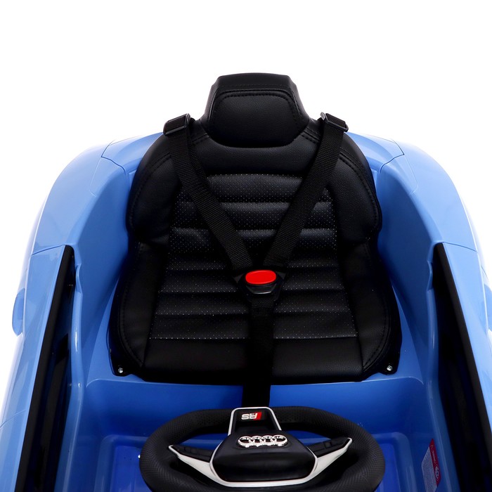 Электромобиль Audi RS e-tron GT, EVA колёса, кожаное сидение, цвет синий