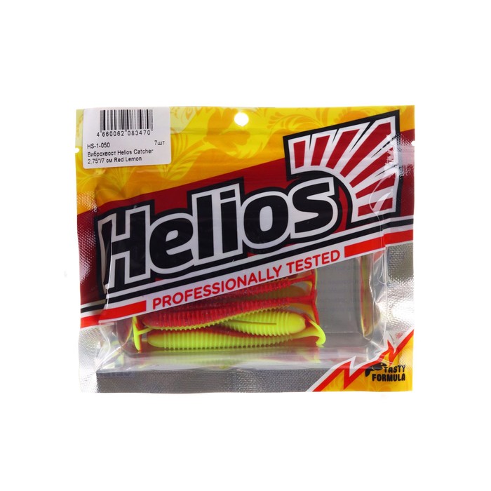 Виброхвост Helios Catcher Red Lemon, 7 см, 7 шт. (HS-1-050) виброхвост helios catcher red lemon 7 см 7 шт hs 1 050
