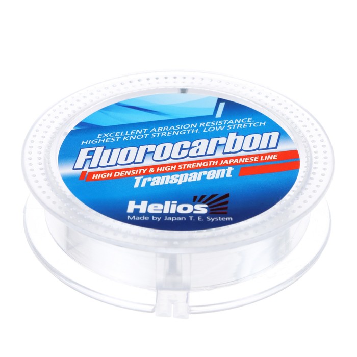 фото Леска helios transparent, диаметр 0.15 мм, тест 1.87 кг, 50 м, прозрачная