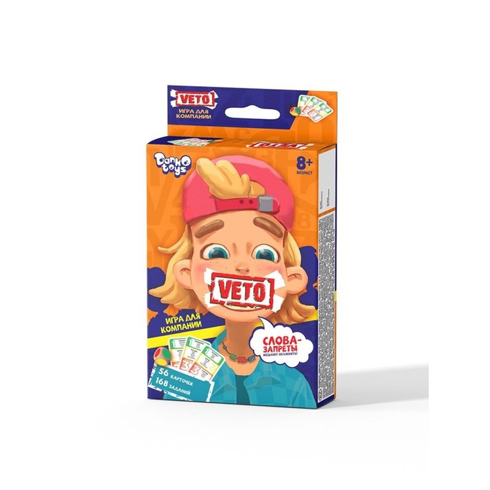 

Настольная игра викторина «Попробуй объяснить», серия VETO, 56 карт