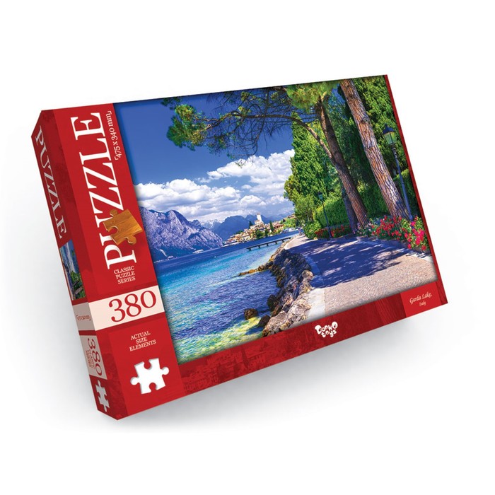 Пазлы картонные «Озеро Гарда. Италия», 380 элементов пазлы картонные озеро гарда италия 380 элементов