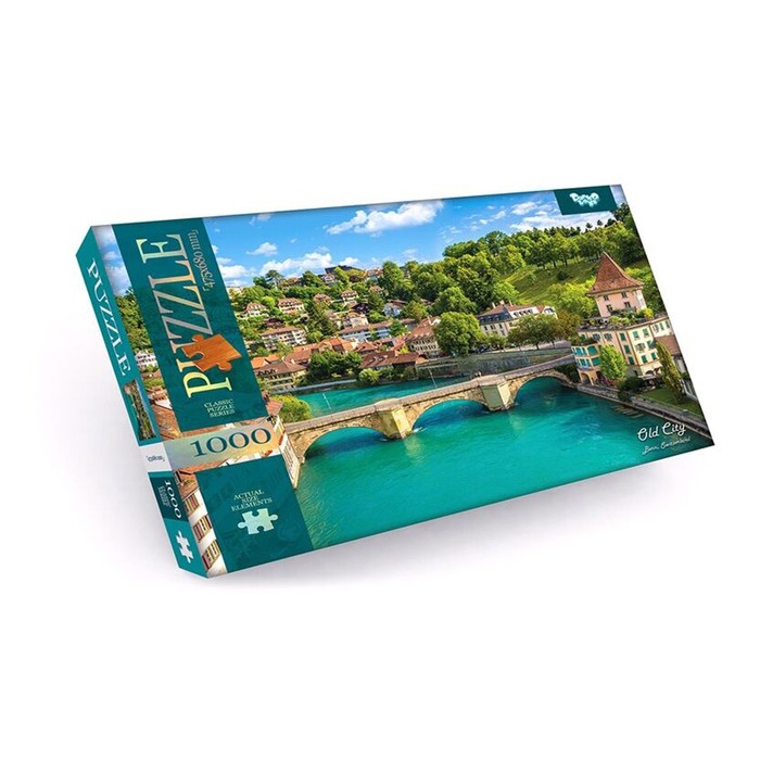 Пазлы картонные «Старый город Берн», 1000 элементов пазлы картонные альпийский город 1500 элементов
