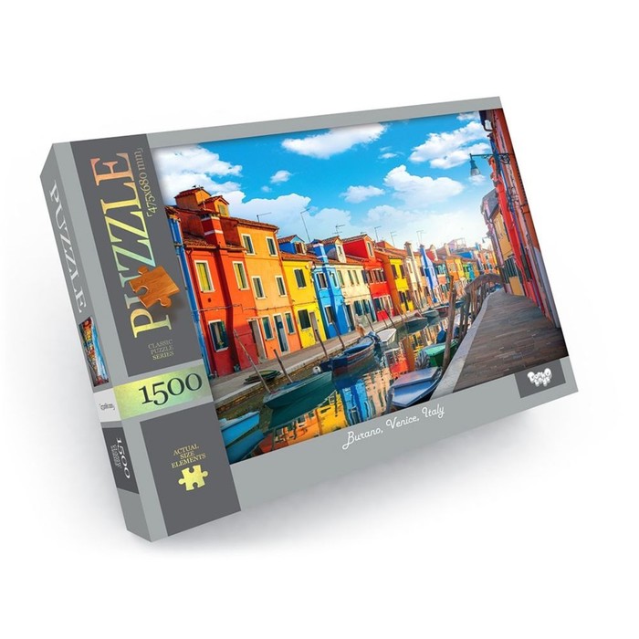 Пазлы картонные «Бурано. Венеция», 1500 элементов пазлы картонные бурано венеция 1500 элементов