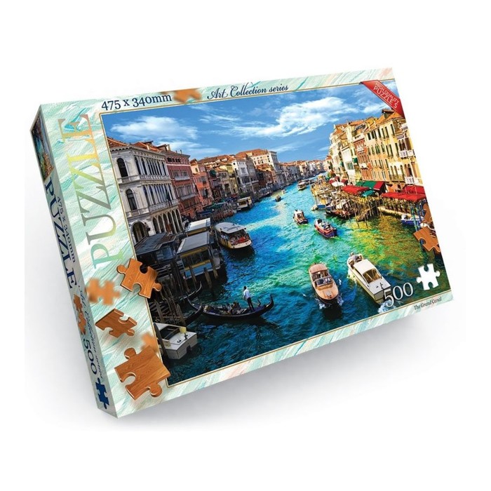 Пазлы картонные «Гранд-канал, Венеция», 500 элементов пазлы картонные великий канал венеция 380 элементов
