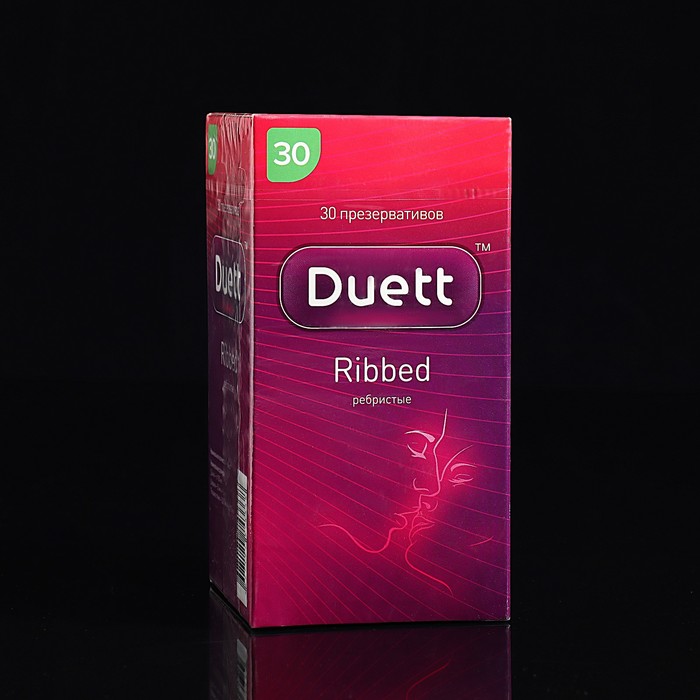 Презервативы DUETT ribbed №30 (К) презервативы duett ribbed ребристые 3 штуки