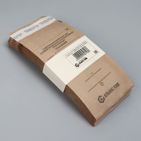 Крафт-пакет для стерилизации, 100 x 200 мм, самоклеящийся, фасовка 100 шт, цвет коричневый