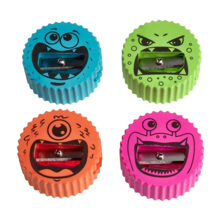 фото Ластик с точилкой fungraphix monsters, микс brunovisconti