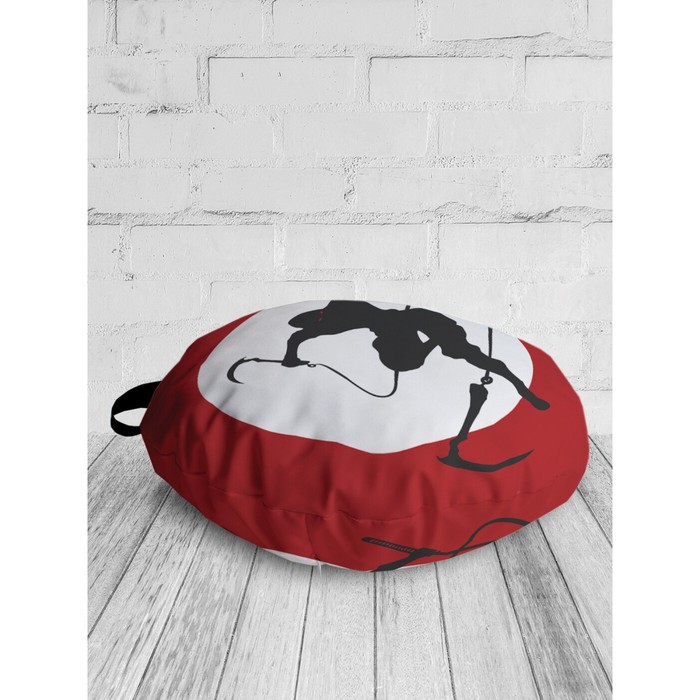 фото Подушка сидушка на пол, размер 52х52 см joyarty