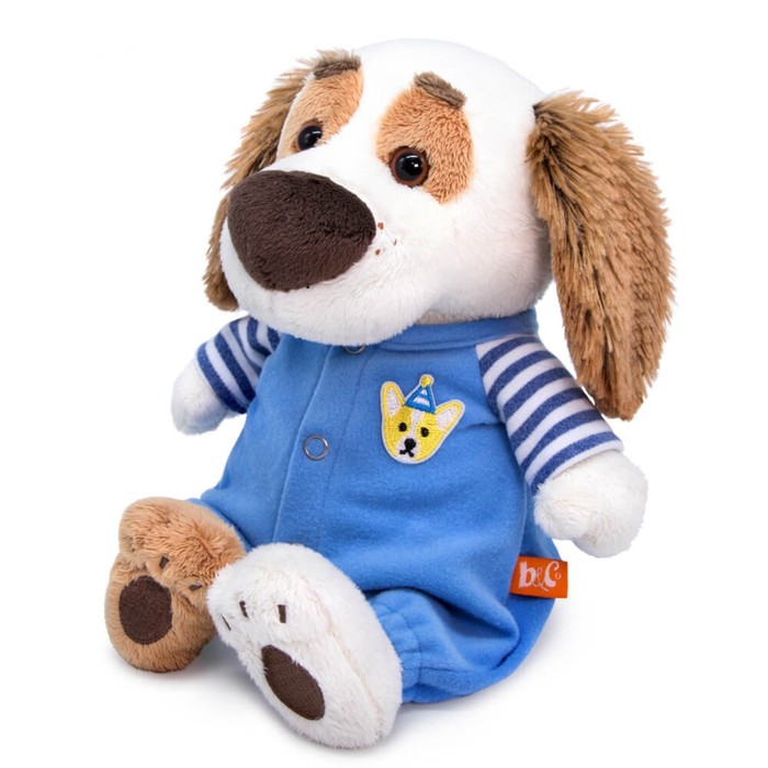 

Мягкая игрушка «Бартоломей Baby в комбинезоне с собачкой», 20 см