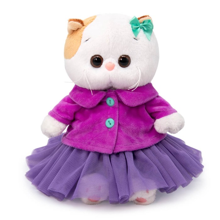Мягкая игрушка «Ли-Ли Baby в пурпурной курточке и юбочке», 20 см кошка ли ли baby в пурпурной курточке и юбочке