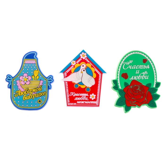 Магнит резина "8 Марта", МИКС