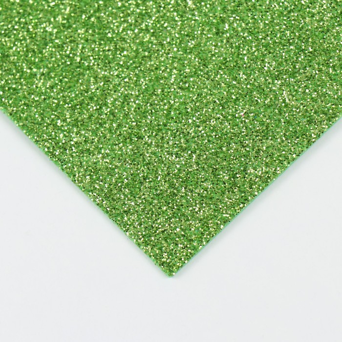 

Фоамиран глиттерный 2 мм, 50х50 см, бледно-зеленый