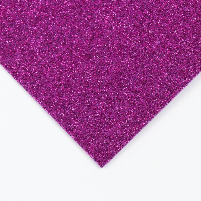 

Фоамиран глиттерный 2 мм, 50х50 см, фиолетовый