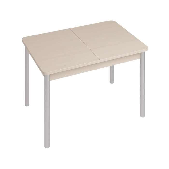 Раздвижной стол «Ирбис», 980(1420)×660×750 мм, ЛДСП / металл, цвет дуб девон раздвижной стол орфей 5 1200 1600 × 800 × 750 мм металл цвет дуб девон