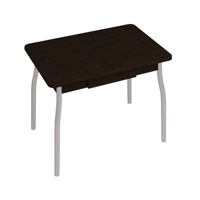 Обеденный стол «Орфей 7», 902×602×751 мм, c ящиком, ЛДСП / металл, цвет венге обеденный стол орфей 7 902×602×751 мм c ящиком лдсп металл цвет ясень шимо светлый