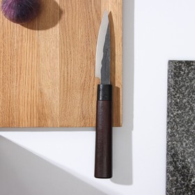Нож овощной с деревянной ручкой, лезвие 9 см