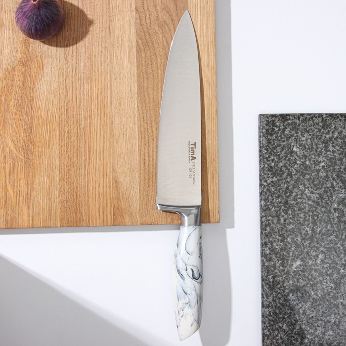 Нож кухонный GRANIT, шеф, лезвие 12 см нож кухонный шеф hammered finish 32 2 см f 1114 tojiro