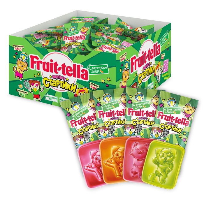 Мармелад жевательный Fruittella 2Д-Мини Манга Стартики 10 г