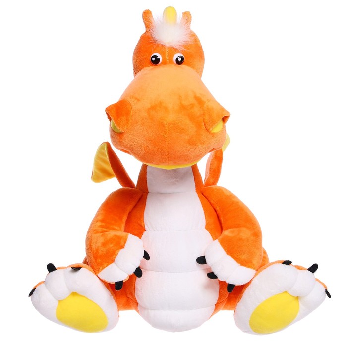 Мягкая игрушка «Дракончик Гоша», 55 см, цвет оранжевый