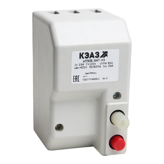 Выключатель автоматический КЭАЗ 106910 25А выключатель автоматический кэаз 109332 50а