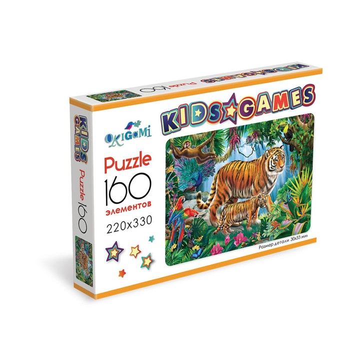

Пазл Kids games «Тигр», 160 элементов