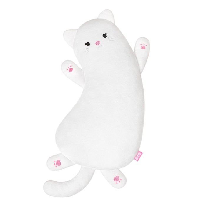 Мягкая игрушка-подушка «Кошечка Молли», 49 см, цвет белый игрушка мягконабивная подушка кошечка молли белая