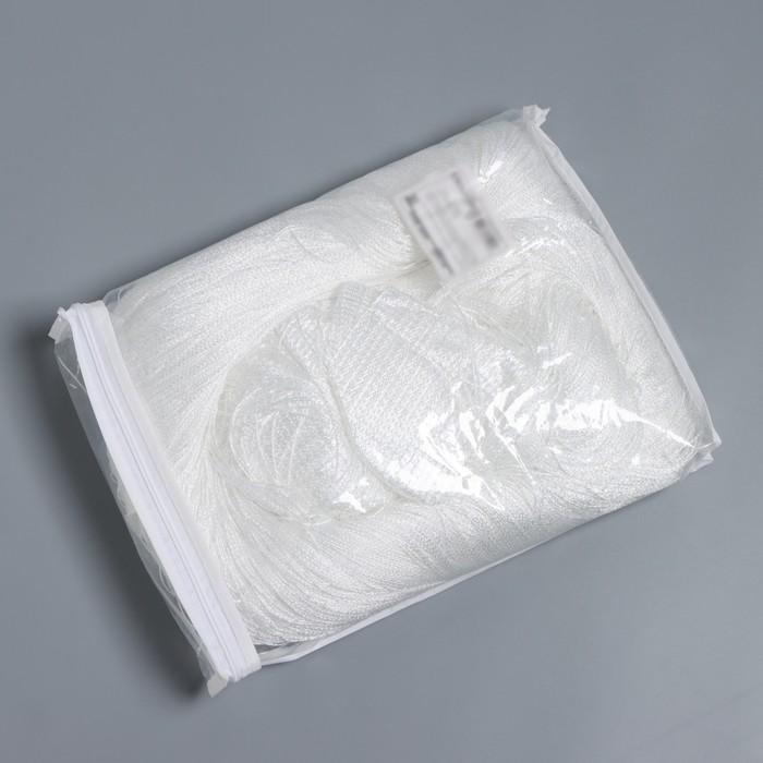 Занавеска нитяная декоративная, 300х300 см, цвет белый