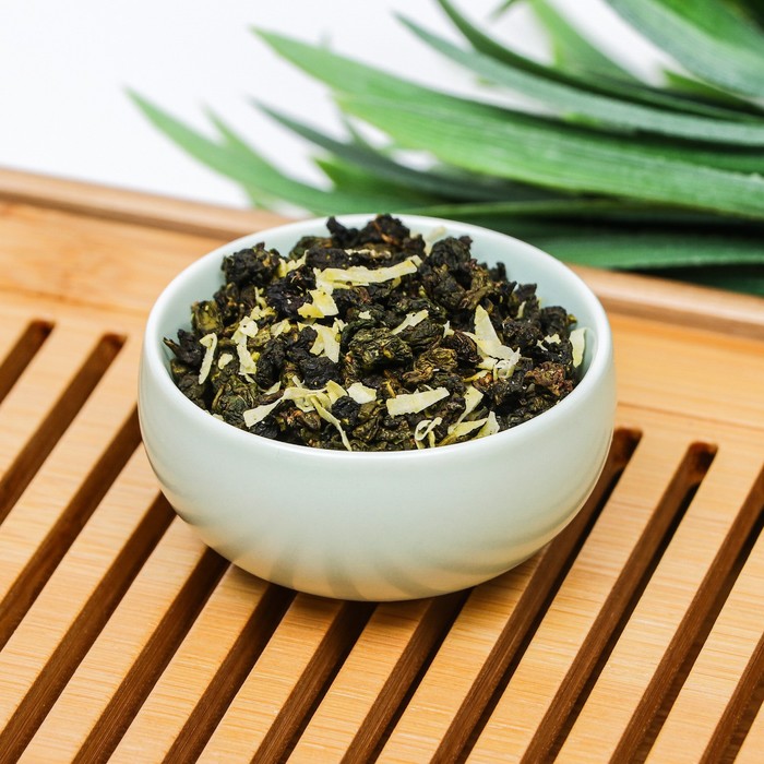 Китайский зеленый чай "Улун кокосовый", 50 г