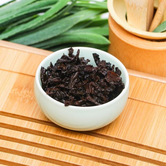 Китайский выдержанный чай "Шу Пуэр. Bingdao" 2017 год, Юньнань,  блин, 357 гр