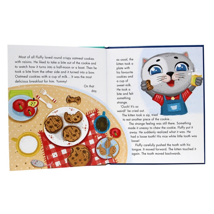 

Книга на английском языке Kitten Fluffy and Tooth fairy