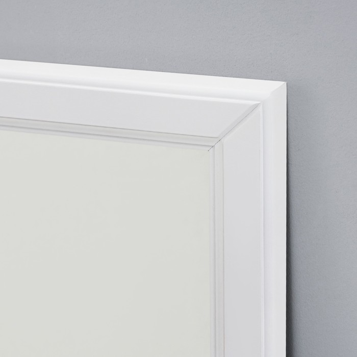 Зеркало настенное "Асти Люкс"  600х1195 мм, цвет белый