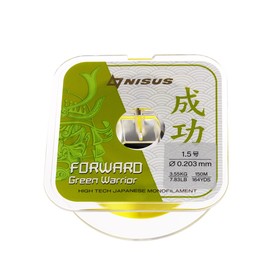 Леска NISUS FORWARD Green Warrior d=0,203mm/150m  Nylon N-FGW-0203-150