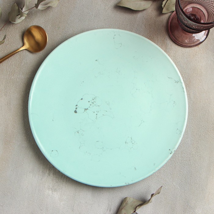 Тарелка фарфоровая «Bolla menta», d=28 см тарелка фарфоровая bolla bianca 30×28 см h 3 см