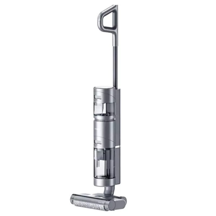 Пылесос Dreame Wet and Dry Vacuum H12, беспроводной, вертикальный, 200 Вт, 900 мл, серый