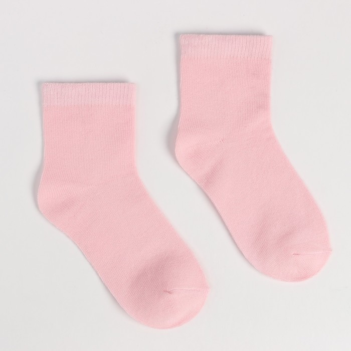 фото Носки детские medium, цвет розовый, размер 16-18 milv