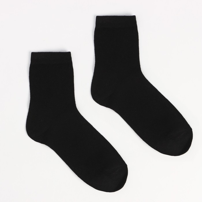 Носки женские Medium, цвет чёрный, размер 25