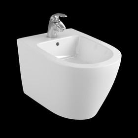 

Биде напольное GROSSMAN GR-BPR4455, с крепежом, 1 отверстие под смеситель, белый