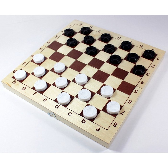 

Игра настольная «Шахматы и шашки», деревянная коробка, поле: 29 × 29 см