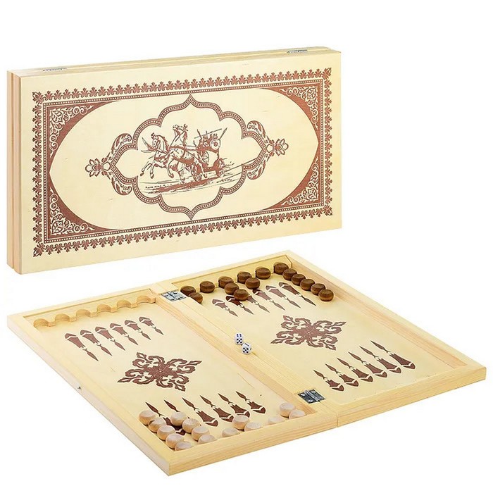 Игра настольная «Нарды» деревянные, поле: 40 × 40 см нарды резные деревянные лев 2 ustyan