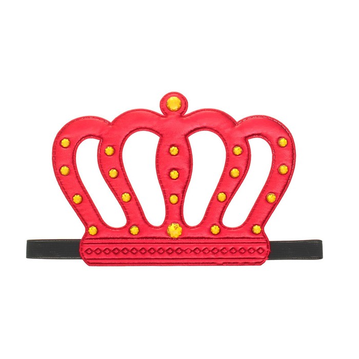 Карнавальная корона "Король" на резинке, цвета МИКС