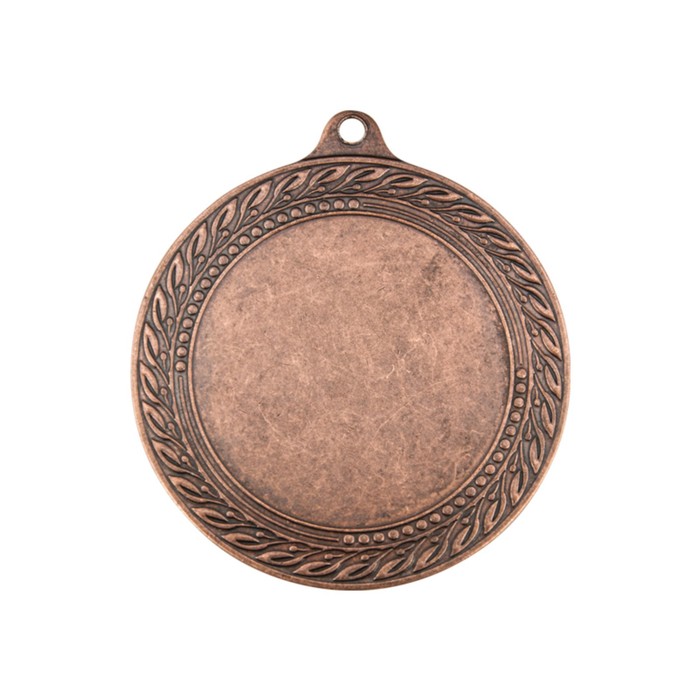 Медаль спортивная, под нанесение, диаметр 70 мм, цвет бронза