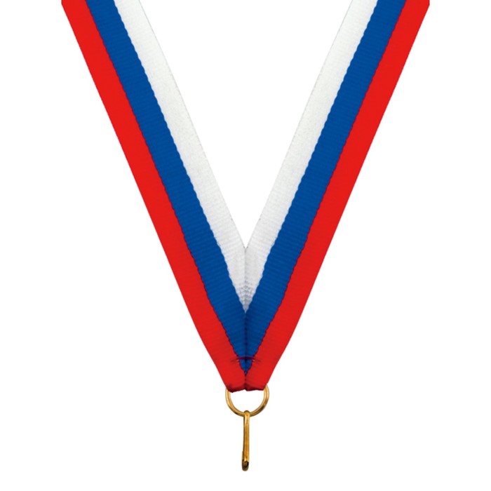 Лента для медали, ширина 24 мм, цвет триколор