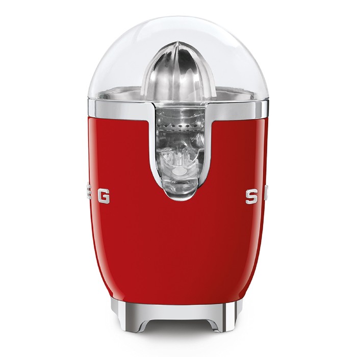 

Соковыжималка Smeg CJF01RDEU, для цитрусовых, 70 Вт, отсек для шнура, красная