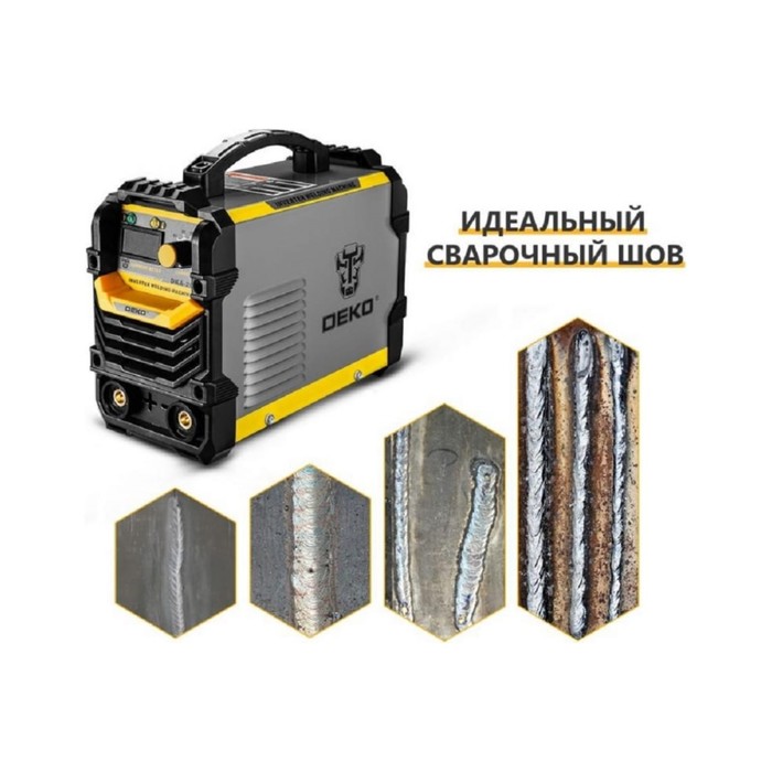 

Сварочный аппарат DEKO DKWM200A, 220 В, 200 А, 4.4 кВт